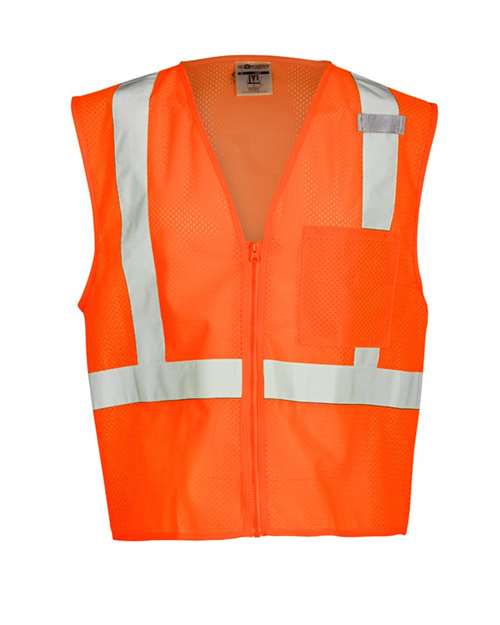 Kishigo Unisex Single Pocket Mesh Safety Vest