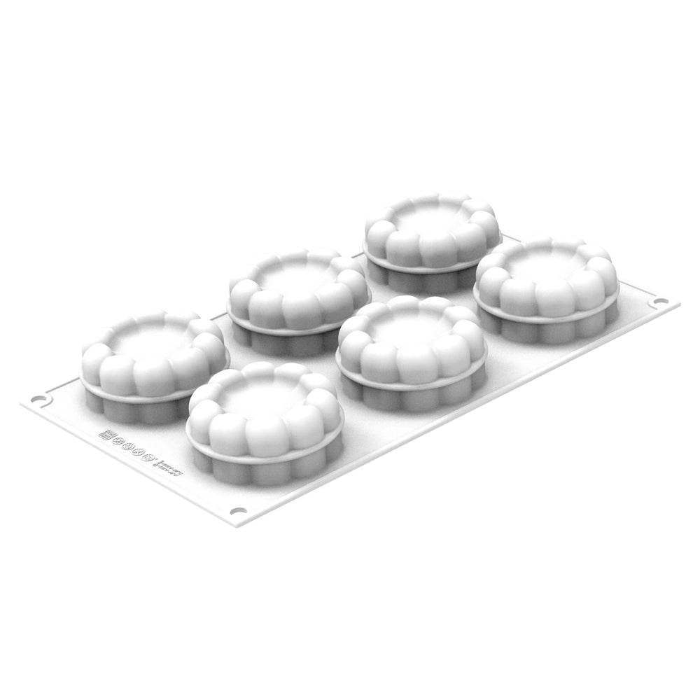 Silikomart CHARLOTTE 100 Silicone Mold, 6 Cavities