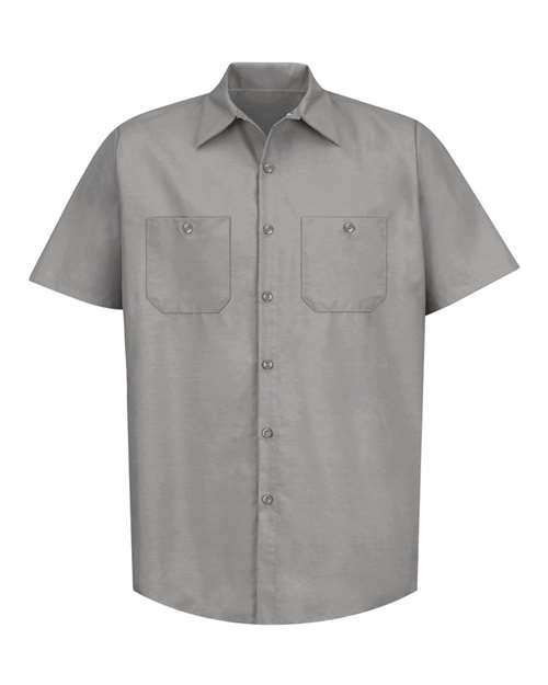 Red Kap Men's Tall Industrial Short Sleeve Work Shirt