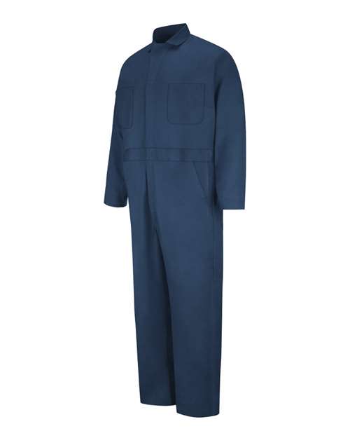 Red Kap Men's Button-Front Cotton Coverall
