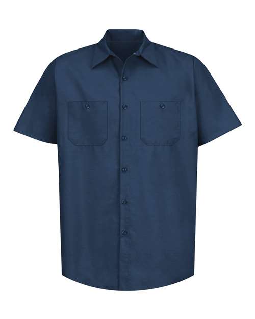 Red Kap Men's Tall Industrial Short Sleeve Work Shirt