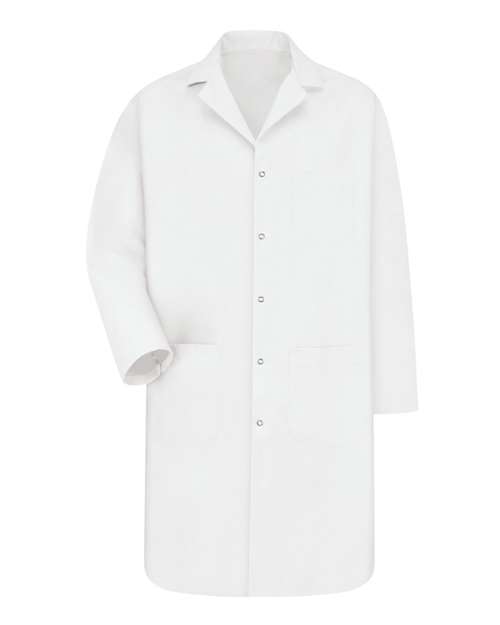 Red Kap Unisex Gripper Front Lab Coat