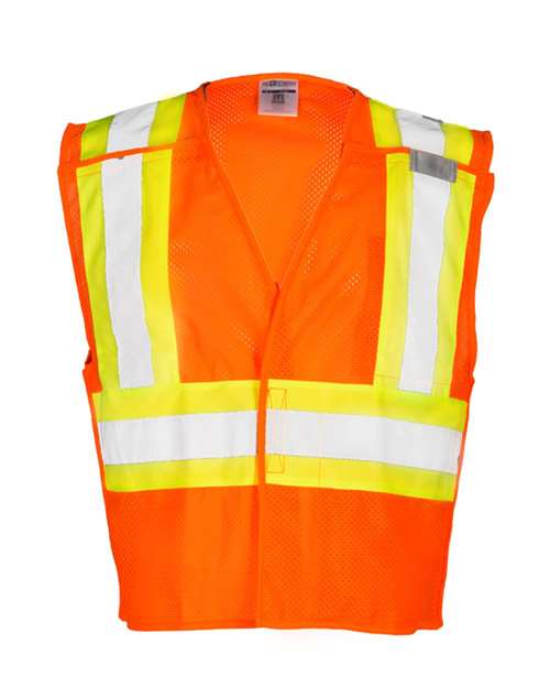 Unisex Contrasting Mesh Breakaway Safety Vest