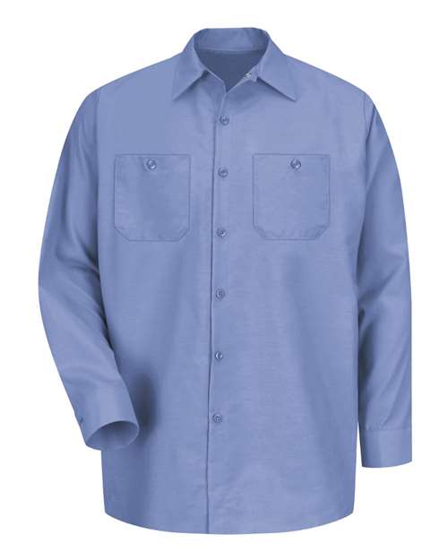 Red Kap Men's Tall Industrial Long Sleeve Work Shirt