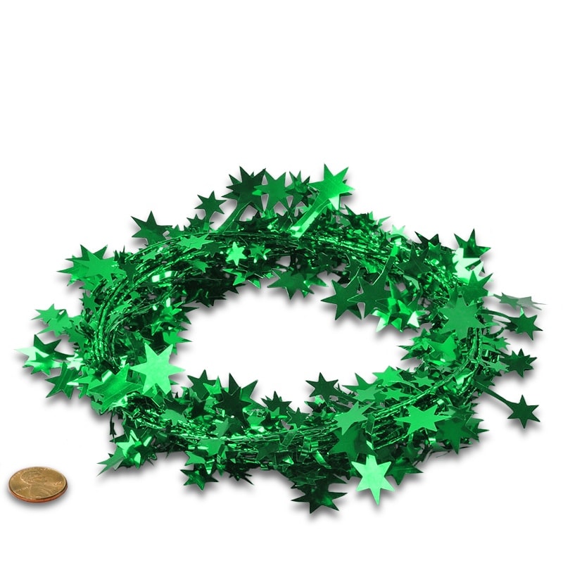 Emerald Star Garland – 24.5' (1 Roll)