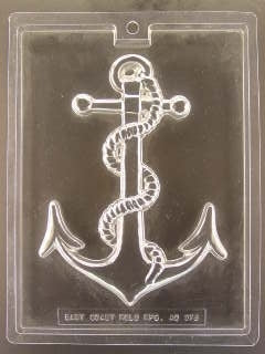 Large Anchor Chocolate Mold - ECAO978