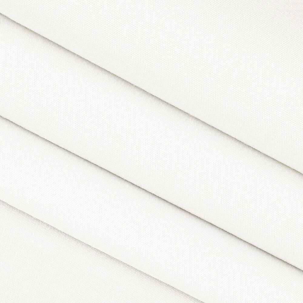 Sunbrella Solution Dyed Acrylic Fabric - White Marine Grade Solid, 60" Width (1 Yard)