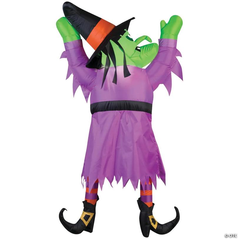 60" Blow Up Inflatable Hanging Witch