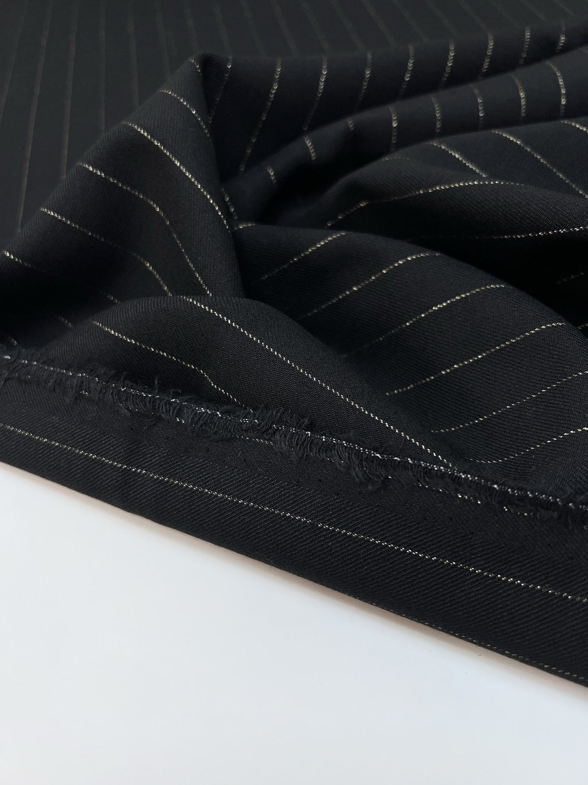 Wool Twill With Lurex