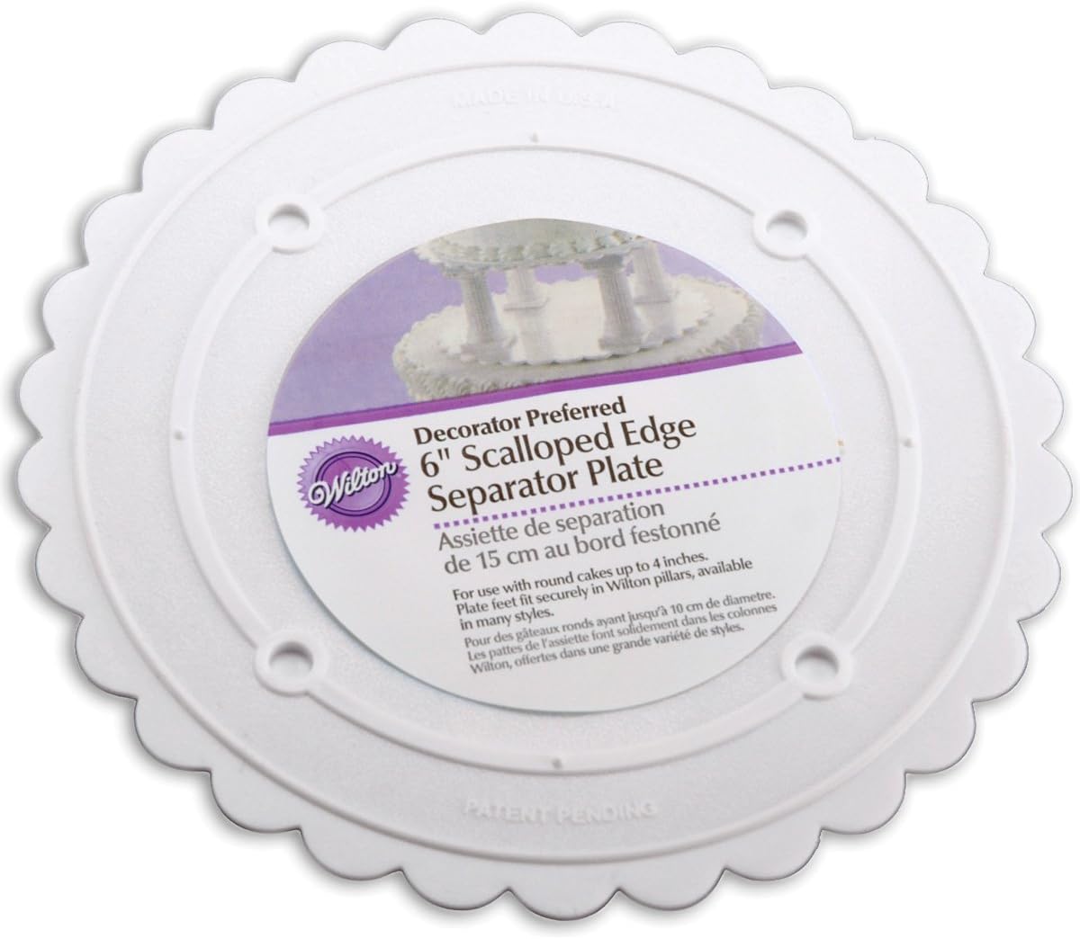 Wilton Decorator Preferred Separator Plate, 6"