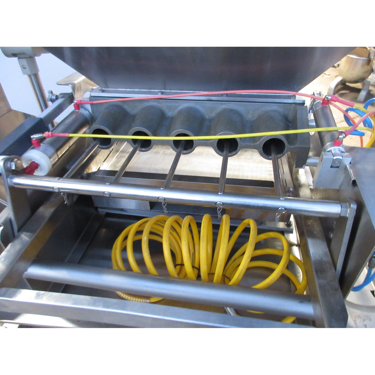 Hinds-Bock 5P-08WT Muffin Depositor, On FMA Muffin Lift, Used Excellent Condition
