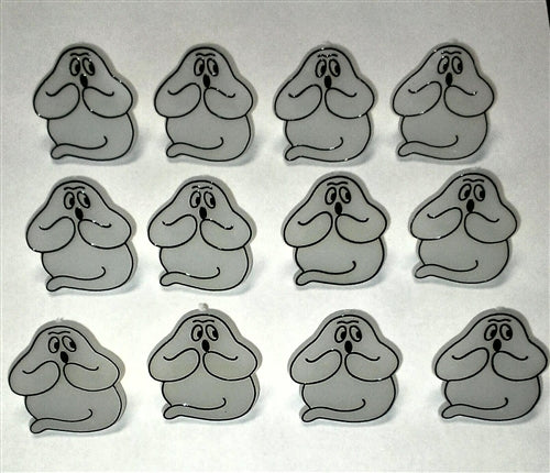 Ghost Rings Or Cupcake Picks - 12 Pack