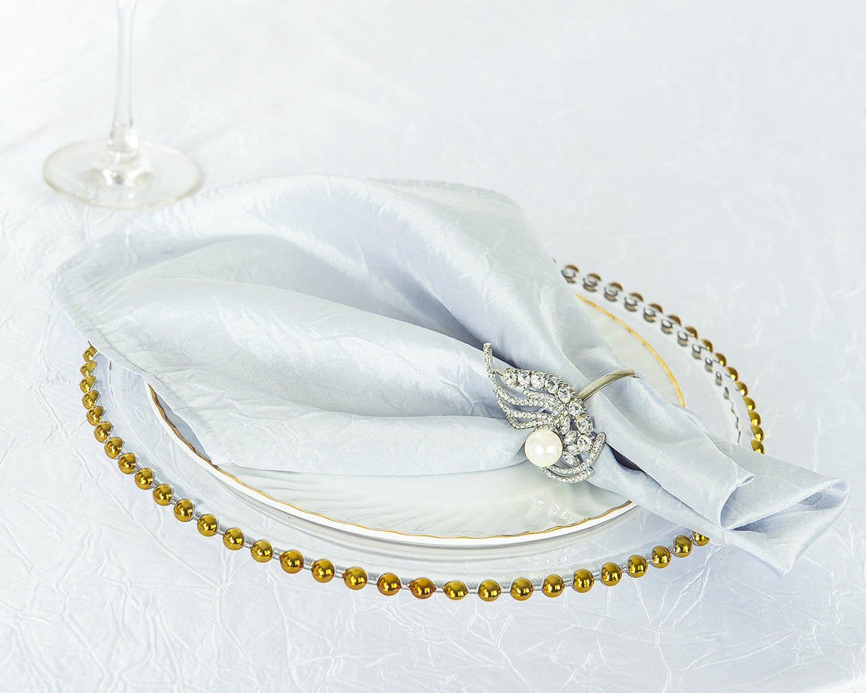 Crushed Taffeta Dinner Napkin Sample