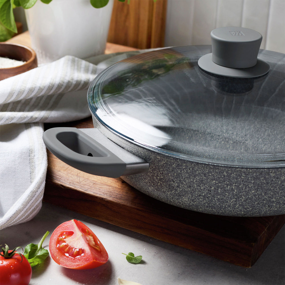 Zwilling Ceramic Nonstick Saute Pan with Lid, 3.9 Qt.
