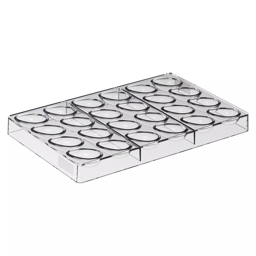 Silikomart EGG Tritan Chocolate Mold, 24 Cavities