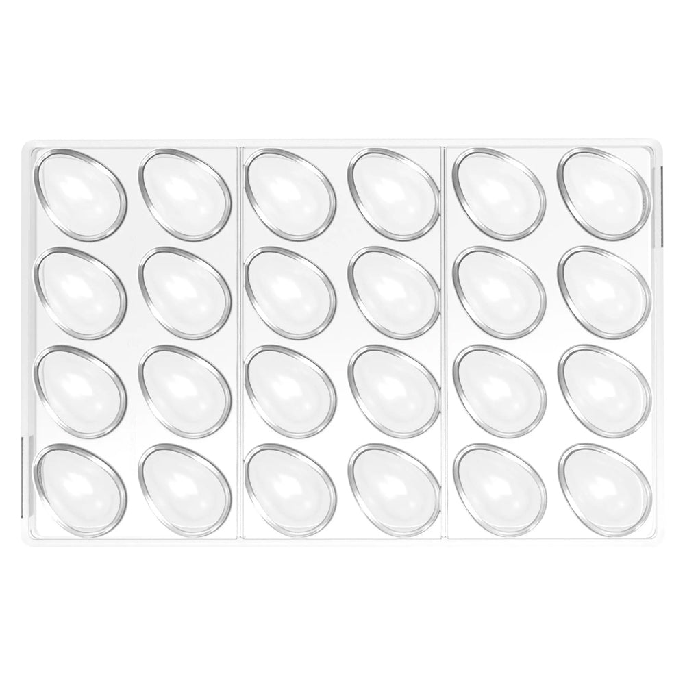 Silikomart EGG Tritan Chocolate Mold, 24 Cavities