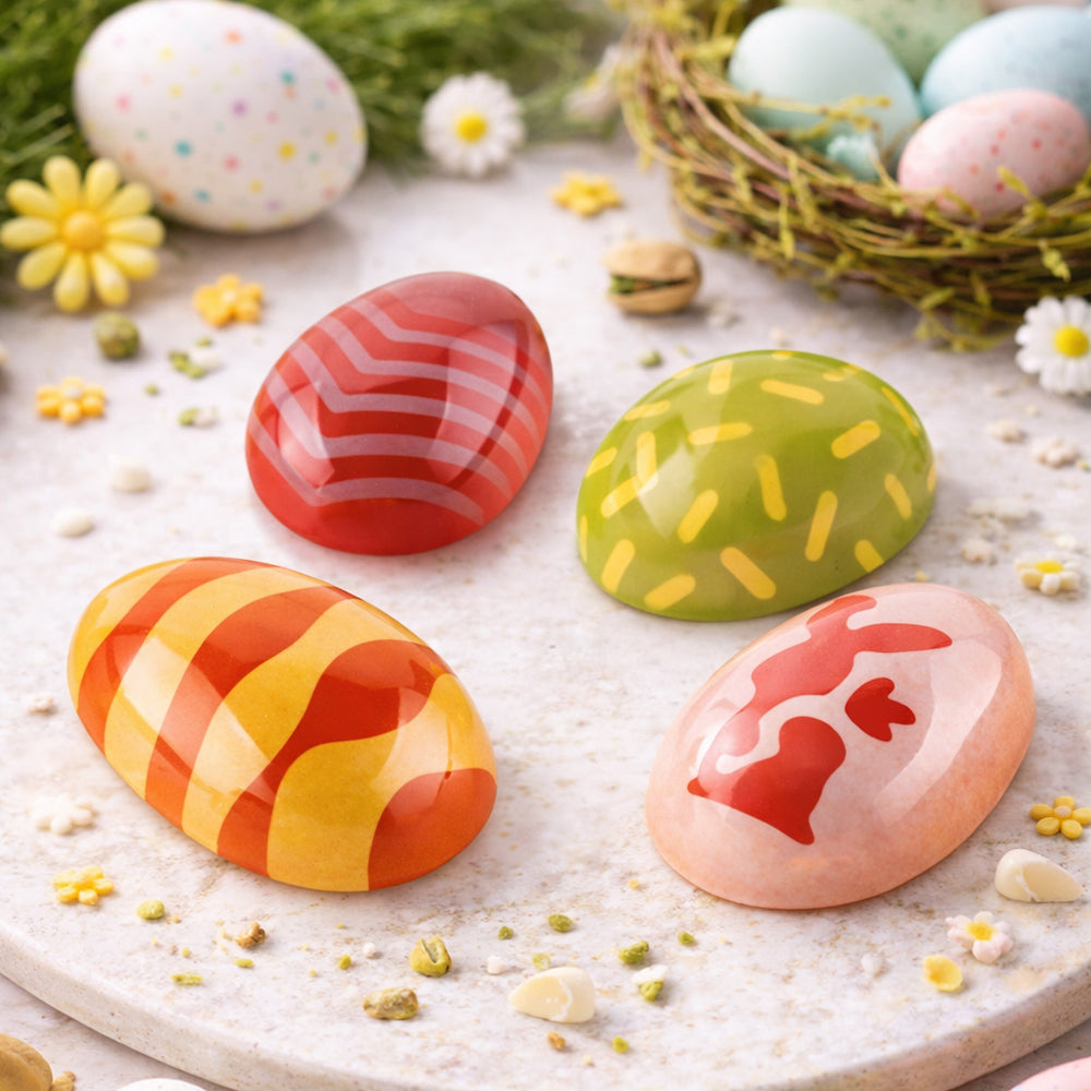 Silikomart Easter Chocolate Stamps, Set of 4