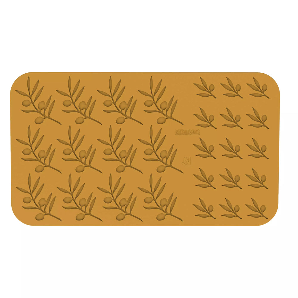 Silikomart ULIVO Decorative Silicone Mold, 27 Cavities