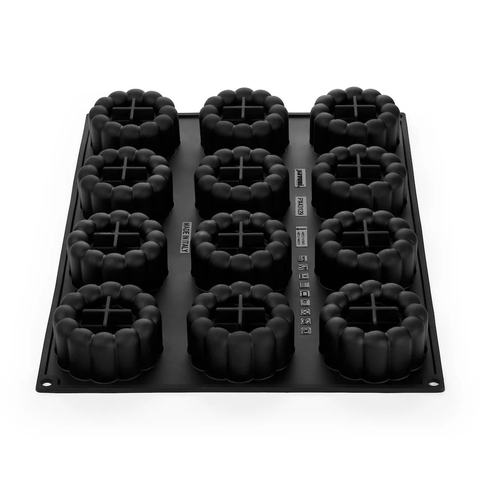Pavoni Pavoflex PX43129 CHARME Silicone Mold, 12 Cavities