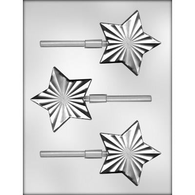 Radiant Star Sucker Chocolate Mold