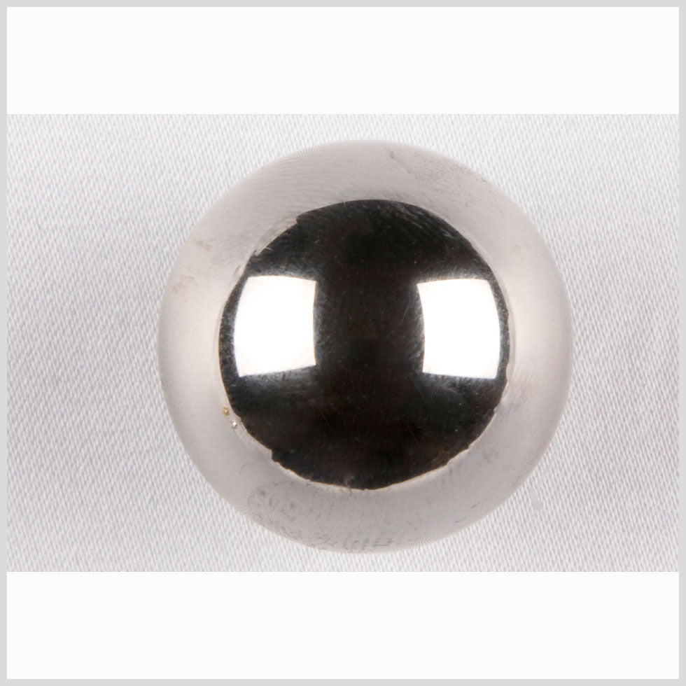 Silver Metal Coat Button - 18L/11.5mm