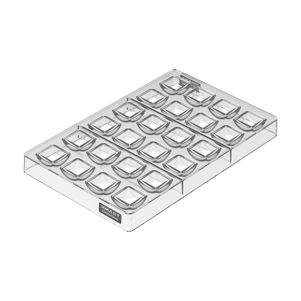 Silikomart DOMUS Tritan Chocolate Mold, 24 Cavities