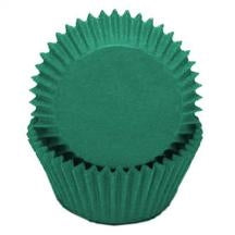 Dark Green Paper Standard Size Baking Cups - 100 Count