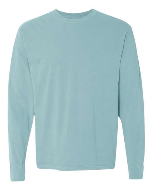 Comfort Colors® Garment-Dyed Heavyweight Crewneck Long Sleeve T-Shirt