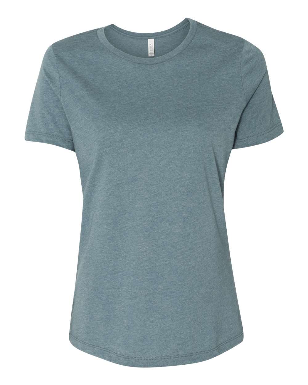 BELLA + CANVAS® Women's Relaxed Fit Heather CVC Crewneck Tee