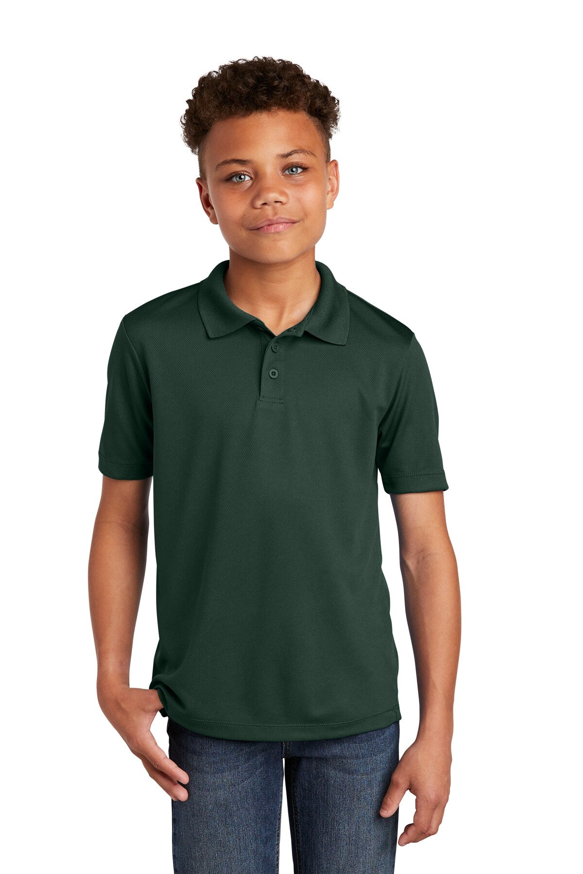 Sport-Tek® Youth Posi Charge Racer Mesh Polo