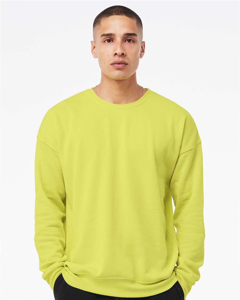 BELLA + CANVAS® Sponge Fleece Drop Shoulder Crewneck Long Sleeve Sweatshirt