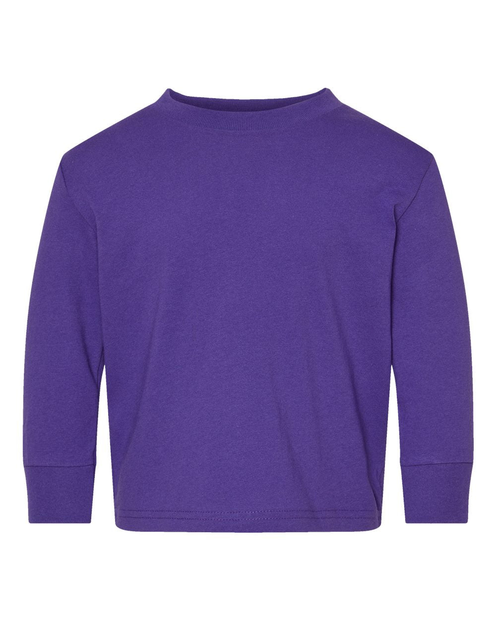RADYAN® Toddler Cotton Jersey Crewneck Long Sleeve T-Shirt