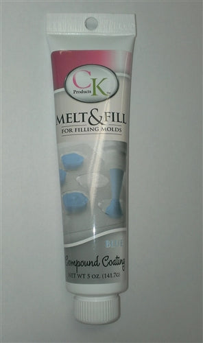 Melt & Fill Blue Compound Coating in a Tube - 5 Ounces