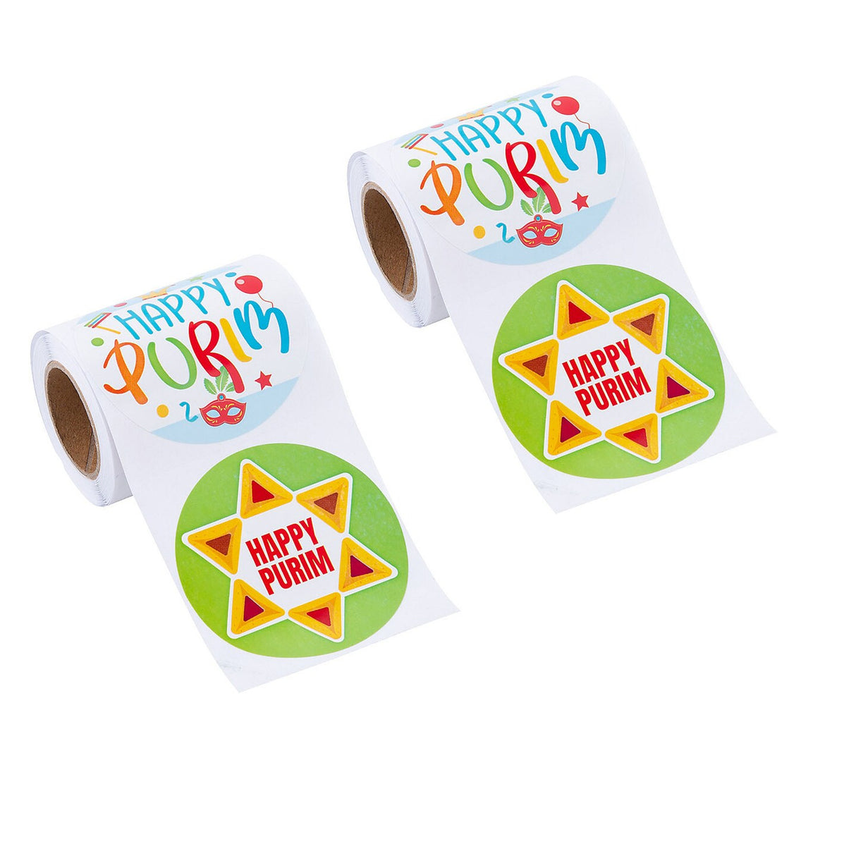 Bulk 100 Pc. Purim Sticker Roll