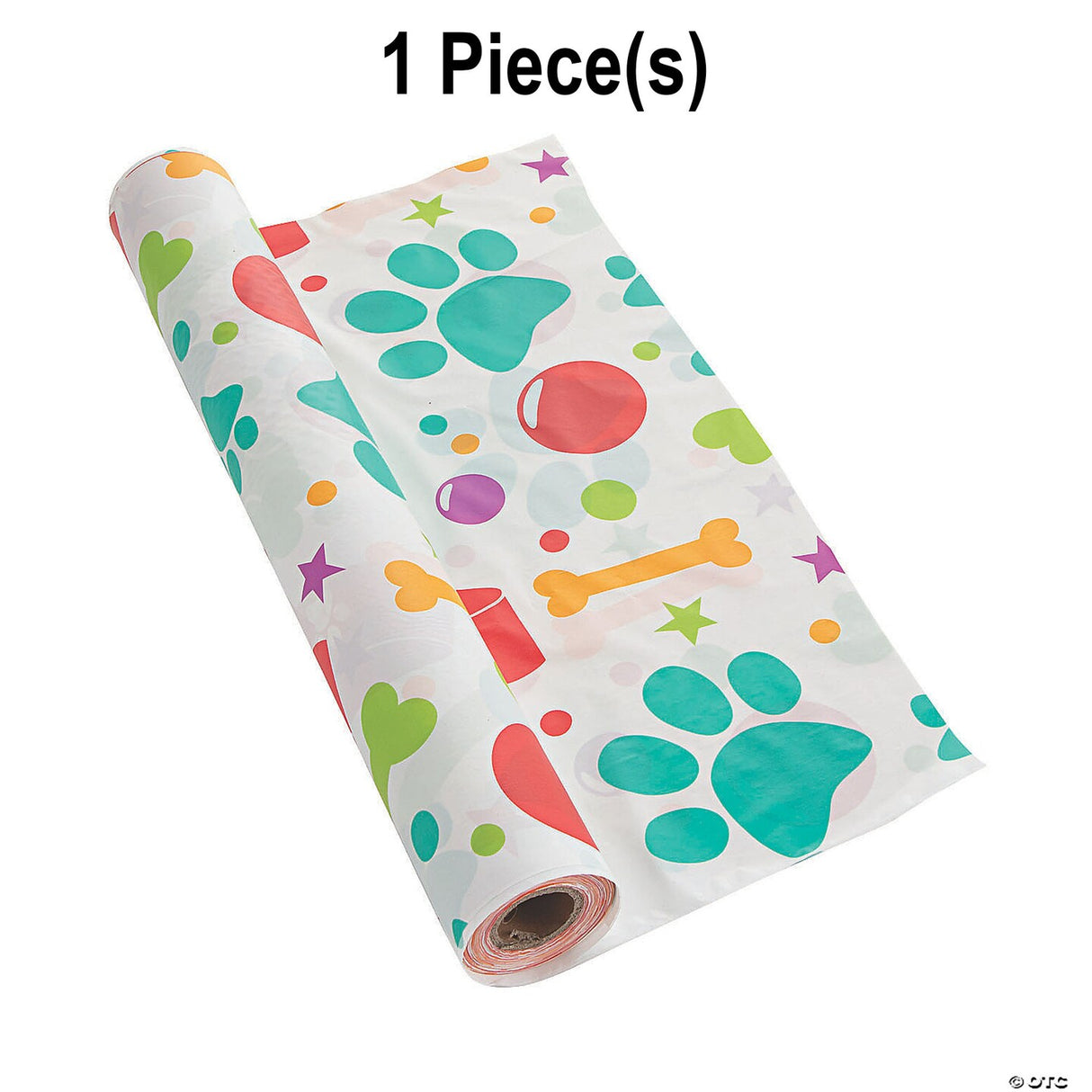 Dog Plastic Tablecloth Roll 40" x 100 ft.