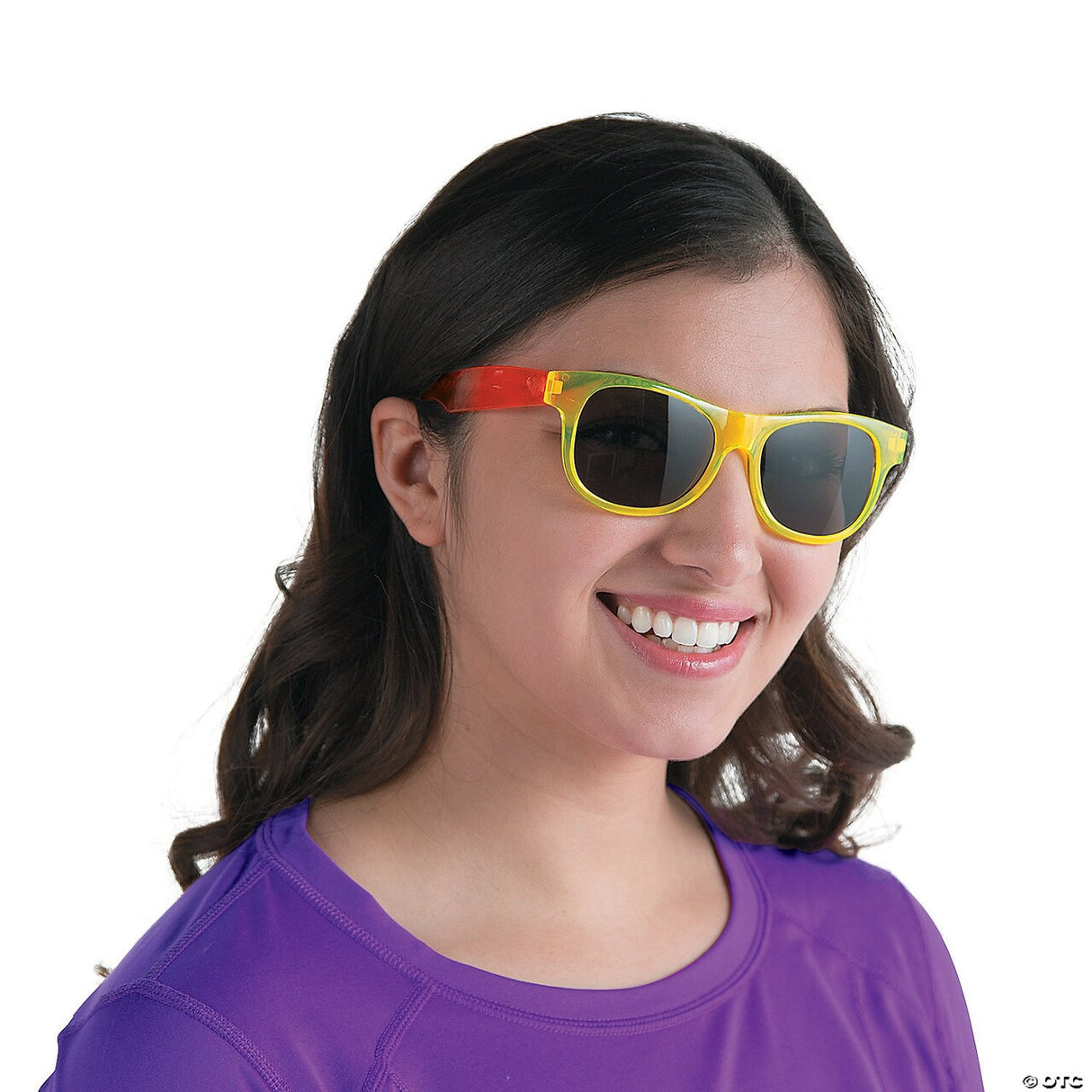 Adults Bright Transparent Sunglasses - 12 Pc.