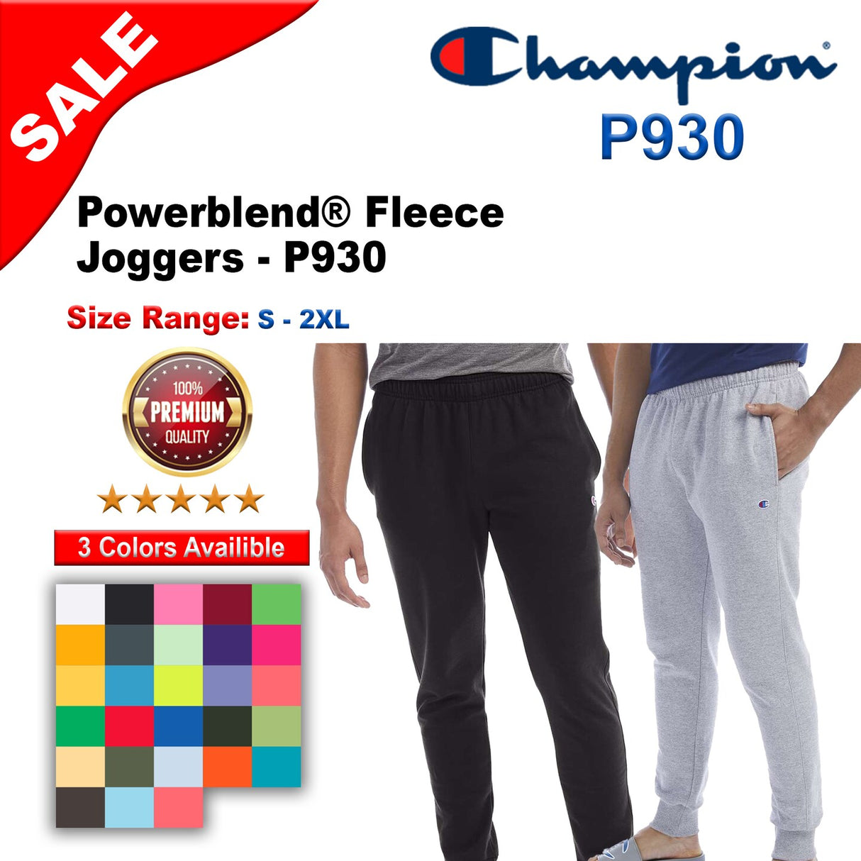Champion® Powerblend Fleece Joggers