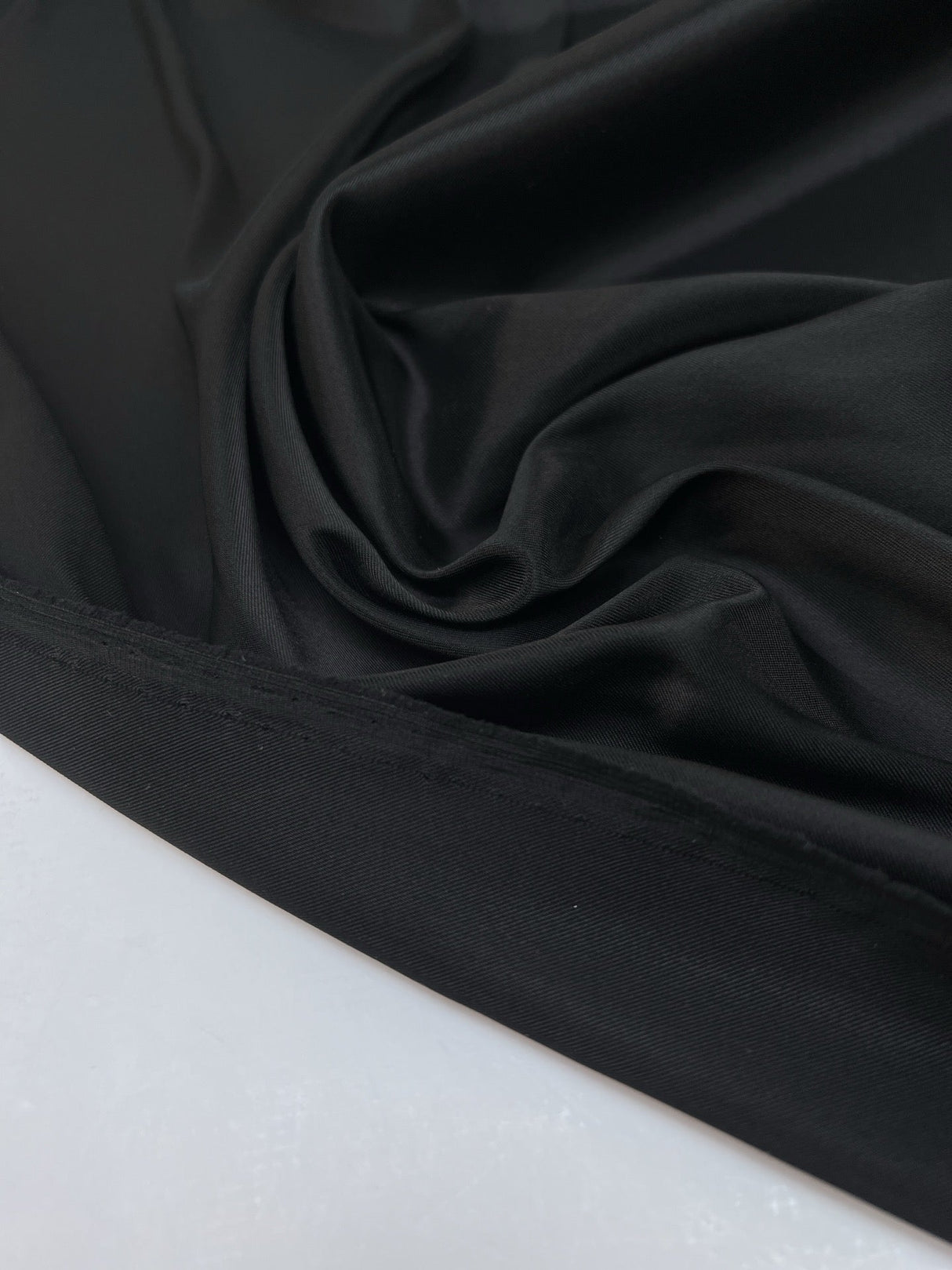 Black Acetate Viscose Lining
