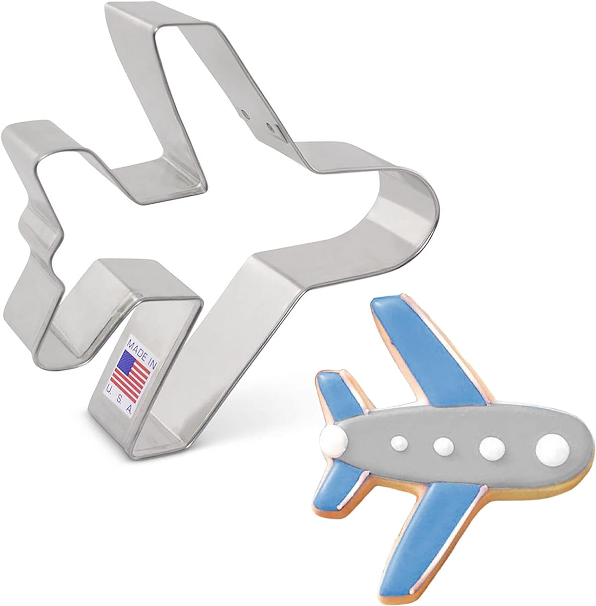 Ann Clark Airplane Cookie Cutter, 4"