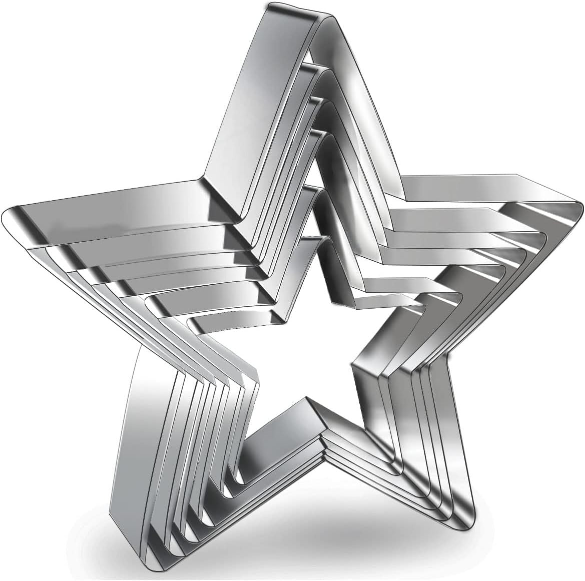 12-Piece Round Cookie Cutter Set – Stainless Steel Circle Biscuit & Pastry Cutters