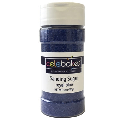 Royal Blue Sanding Sugar - 4 Ounce Bottle