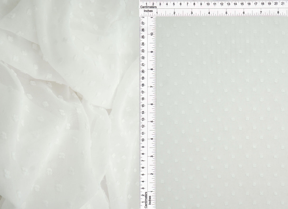 Swiss Dot Chiffon Fabric