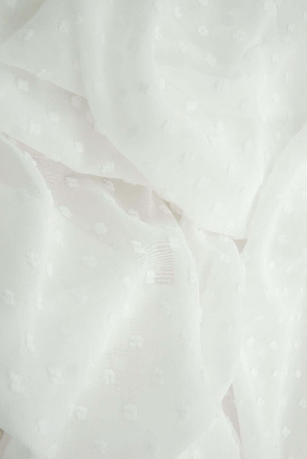 Swiss Dot Chiffon Fabric
