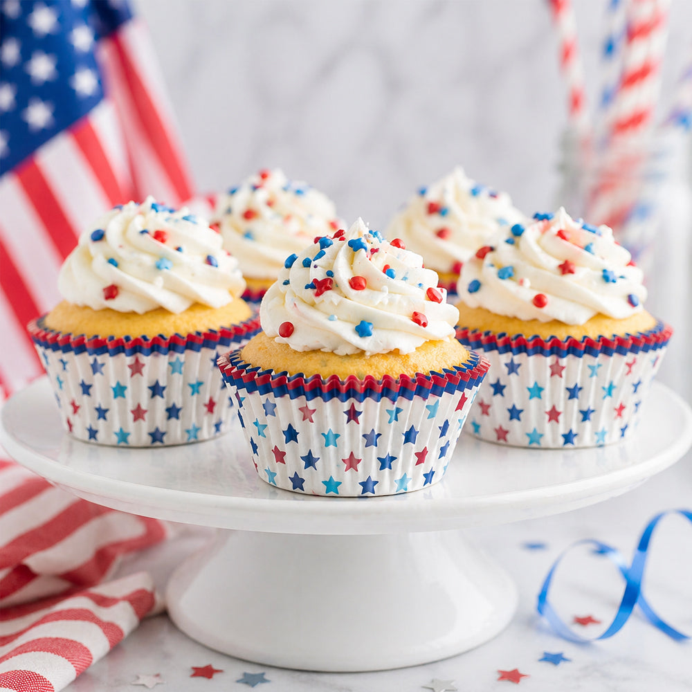 Wilton Patriotic Standard Baking Cups, Pack of 24