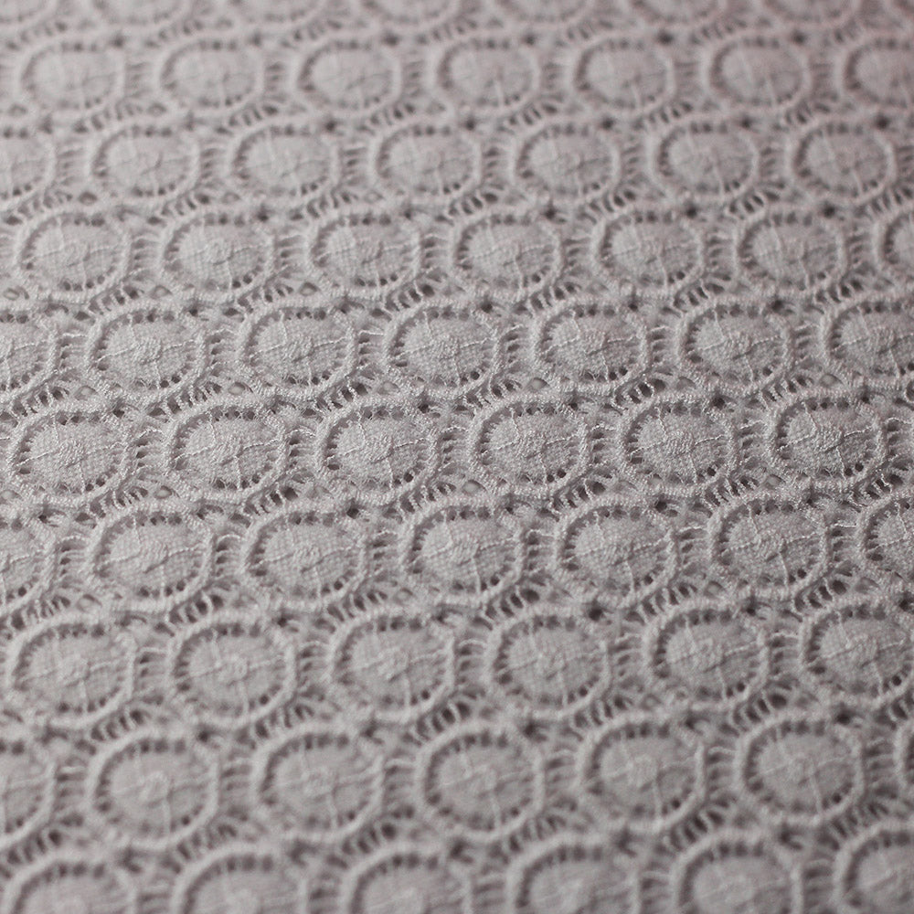Victorian Stretch Lace Nylon Spandex Fabric - Multiple Colors, Polka Dot Lace, 58/60" Width, 170 GSM (1 Yard)