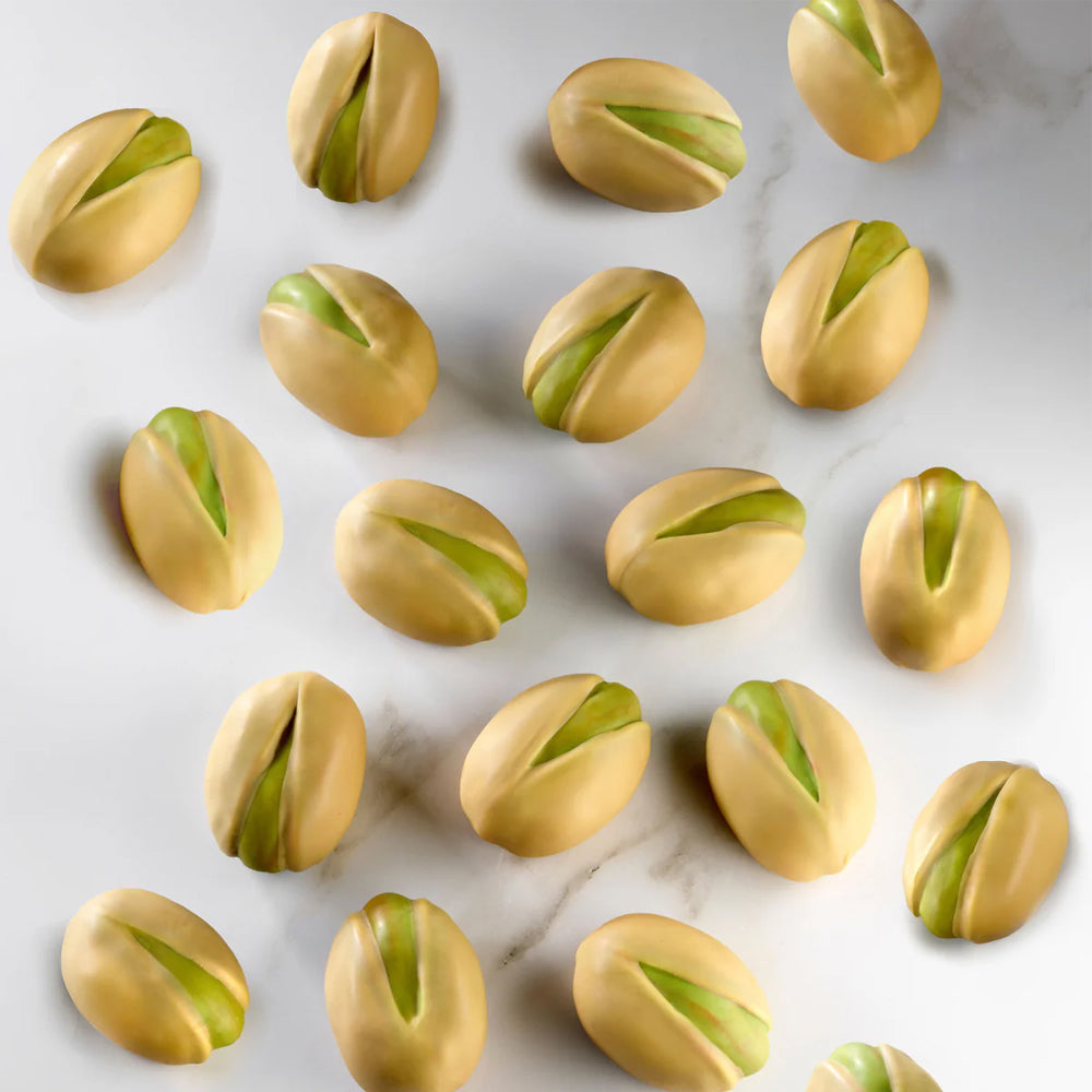 Pavoni Pavoflex PX3233 Mini Pistachio Silicone Mold, 20 Cavities