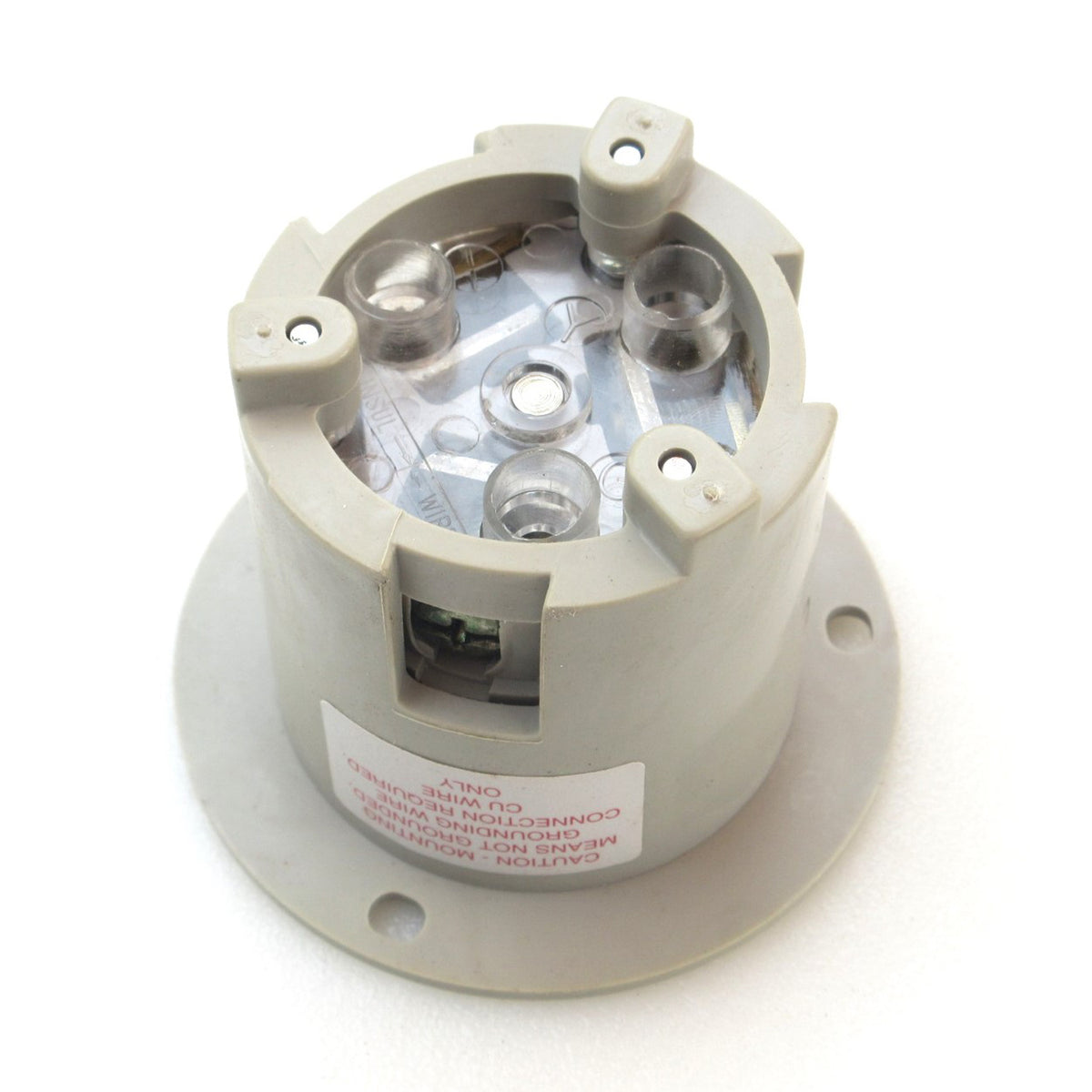 Arrow Hart 6235 Grey Twist Turn Locking Flanged Inlet NEMA L8-20P 20A 480VAC 2P 3W
