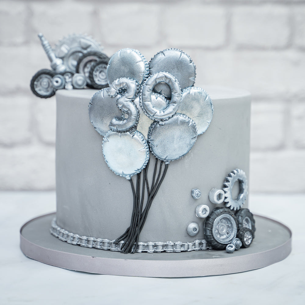 Karen Davies Sugarcraft Balloon Numbers Silicone Mold
