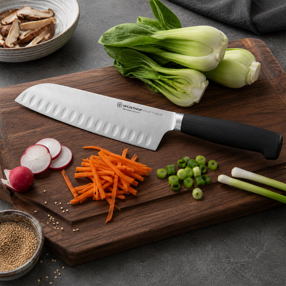 Wusthof Partner 7" Hollow Edge Santoku Knife