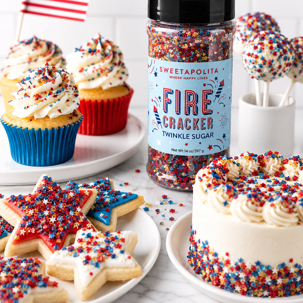Sweetapolita Firecracker Twinkle Sugar, 14 oz.